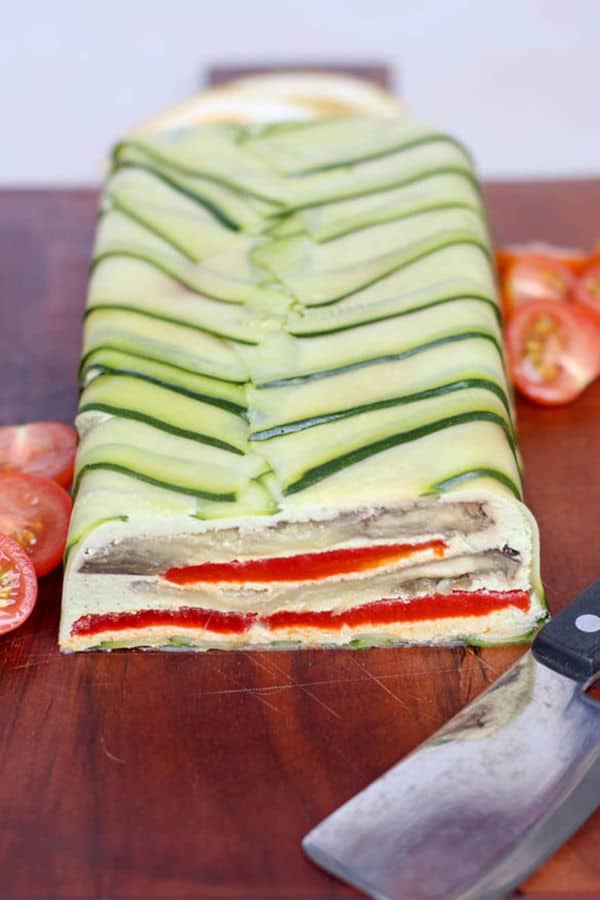 Chargrilled Capsicum and Eggplant Terrine