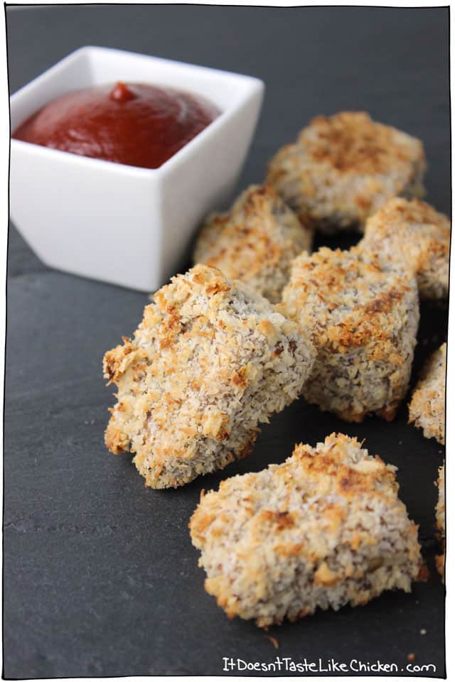 Crispy Coconut Eggplant Nuggets