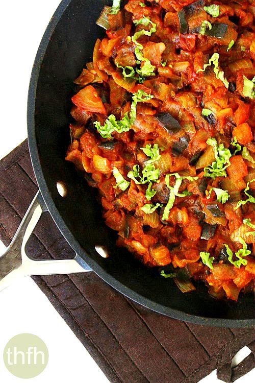 Eggplant Onion and Tomato Stew
