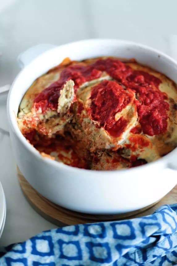 Vegan Italian Eggplant Parmesan