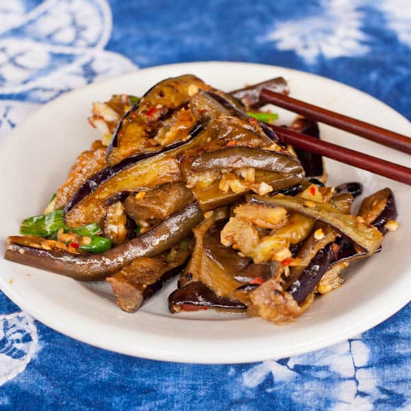 Garlic and Chili Chinese Eggplant (Gluten-Free)