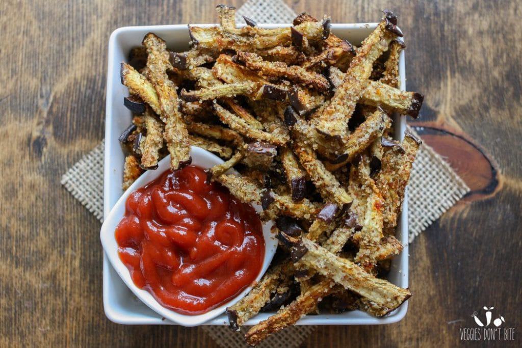 Oven Baked Eggplant Fries
