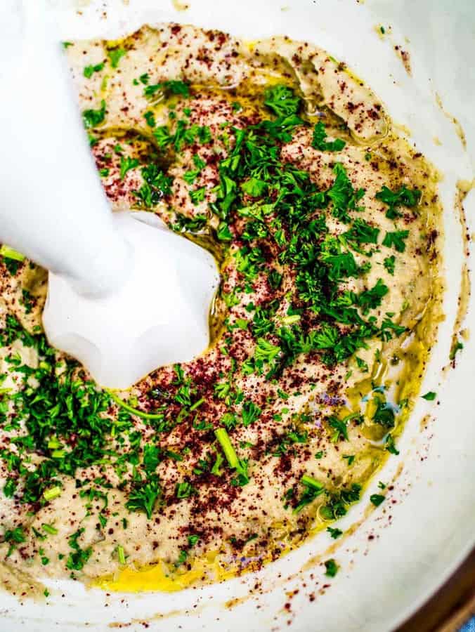 Roasted Aubergine (Eggplant) Dip