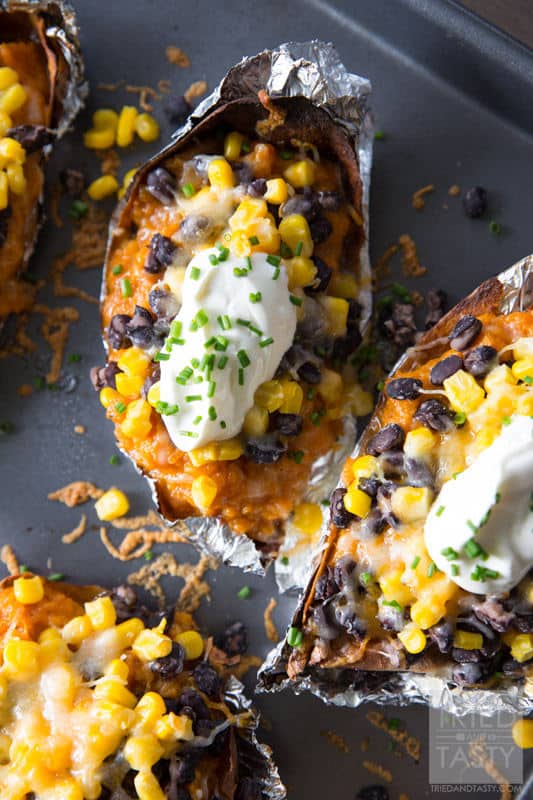 Southwestern Sweet Potato Skins