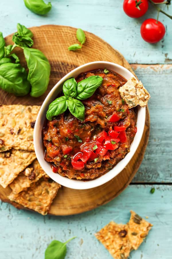 Spicy Greek Eggplant Dip