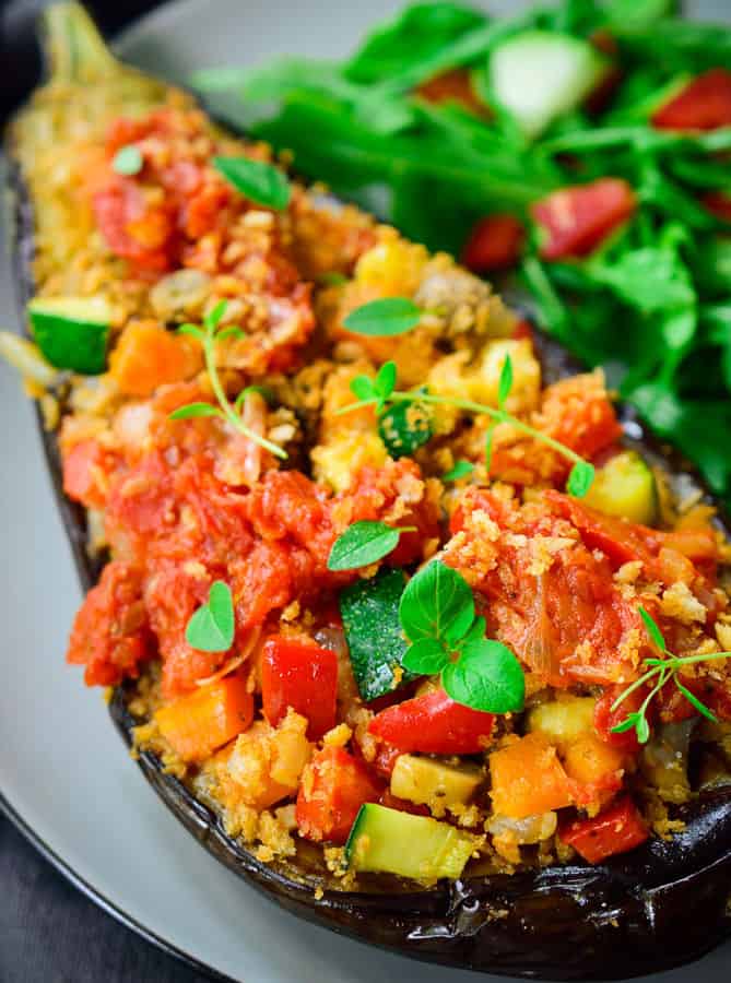 Stuffed Eggplant Provençal