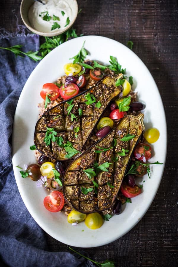 Zaatar Roasted Eggplant