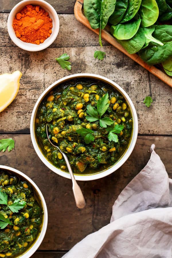 Easy Dal Palak