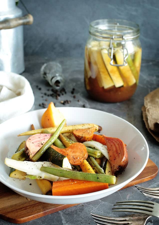 Easy Tamari Pickles