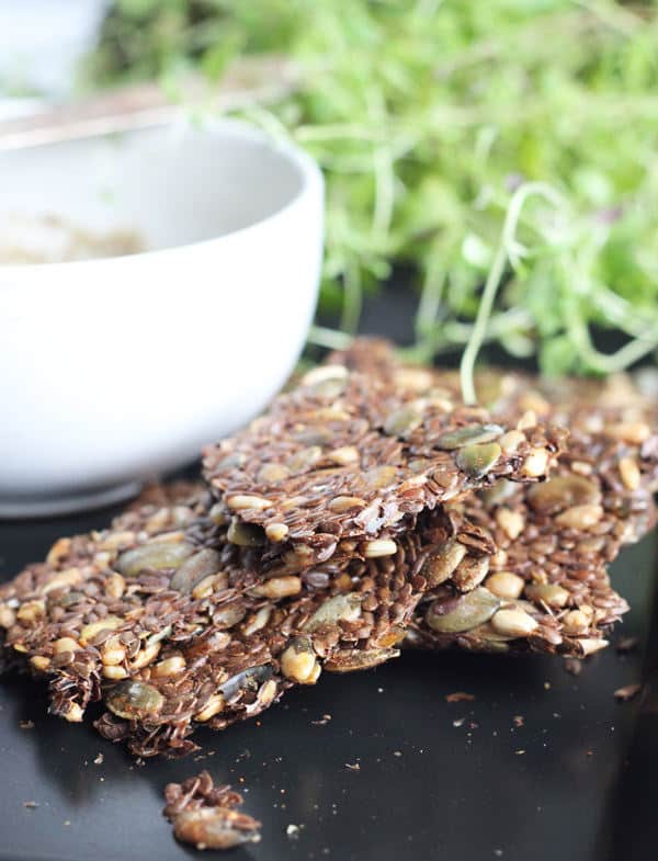 Easy Three Seed Crackers