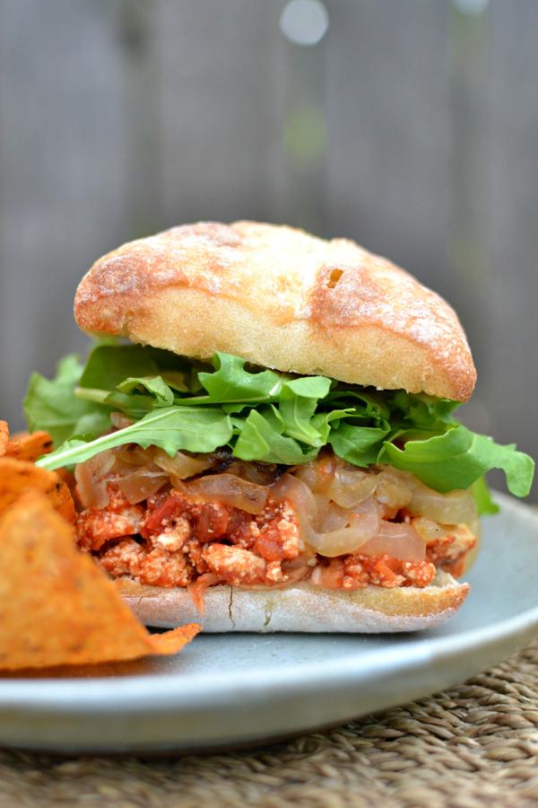 Eggplant Parm Sandwich