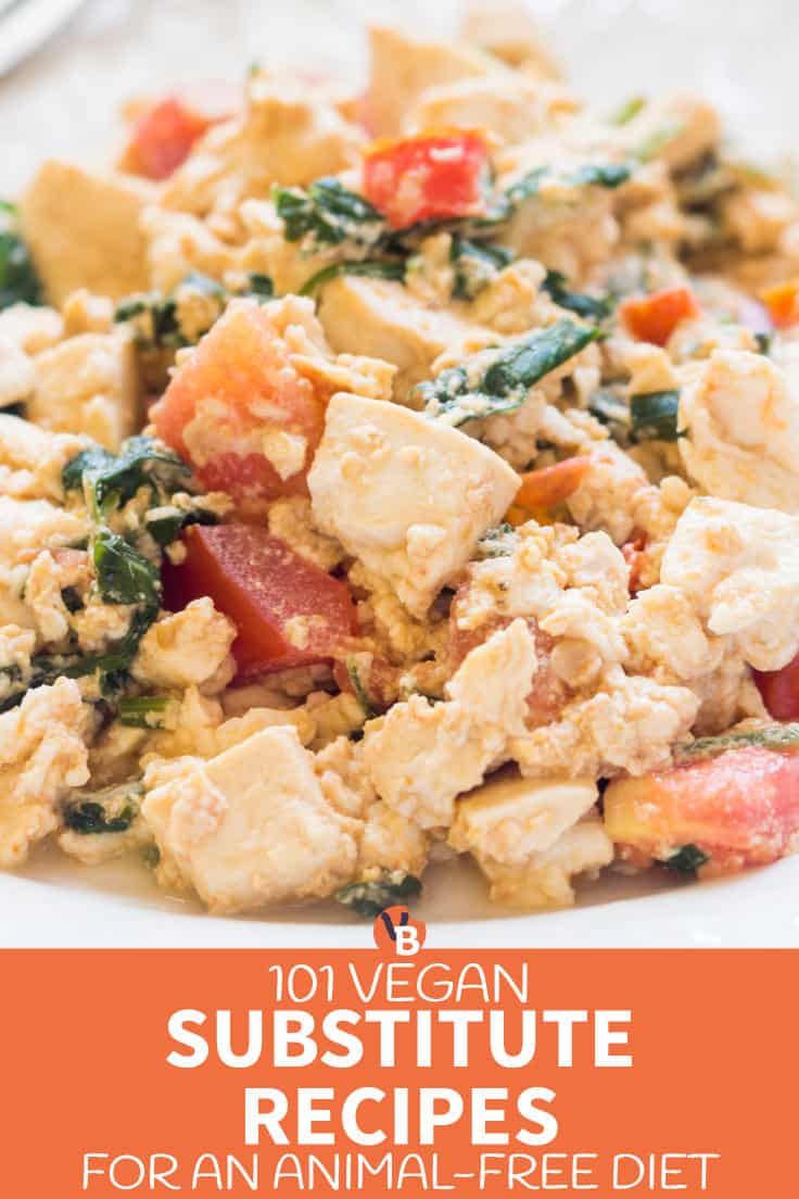 101 Easy Vegan Substitute Recipes for an Animal-Free Diet
