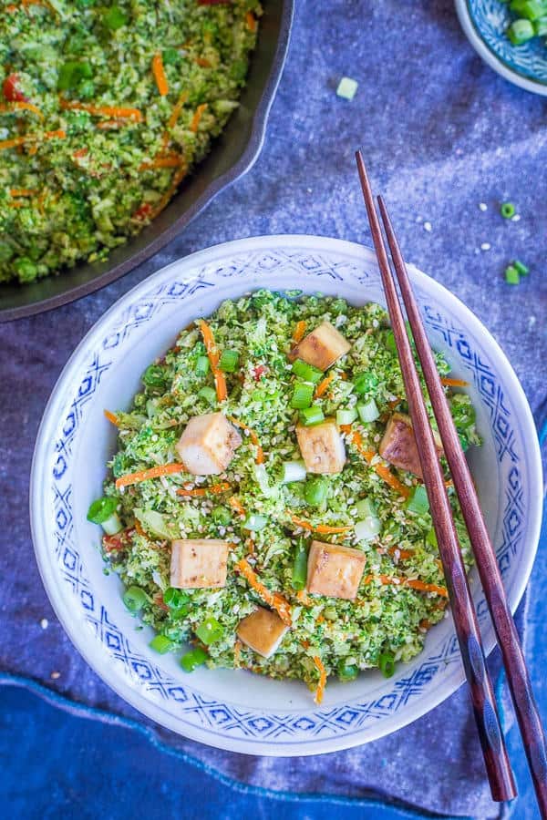 Easy Broccoli Fried “Rice”