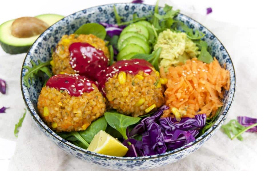 Sweet Potato Rice Balls